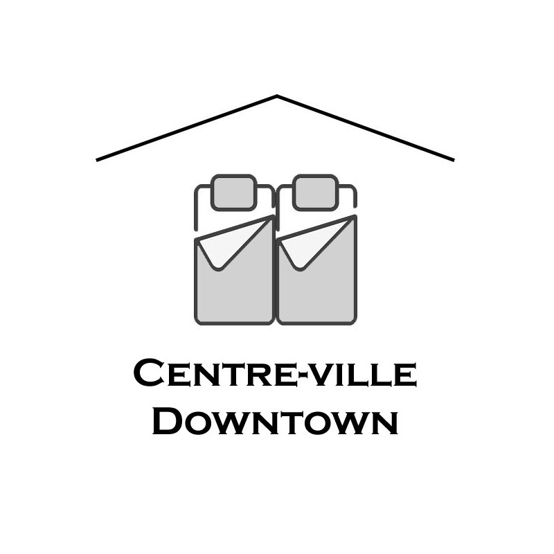 Forfait chambre double (2 personnes) en hôtel en centre-ville.