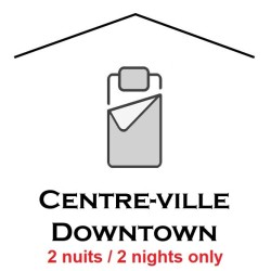 2-night package in a single room (1 person) in the city centre