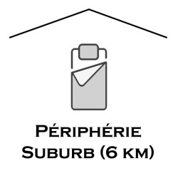 Package for 1 room/1 person in a suburb hotel