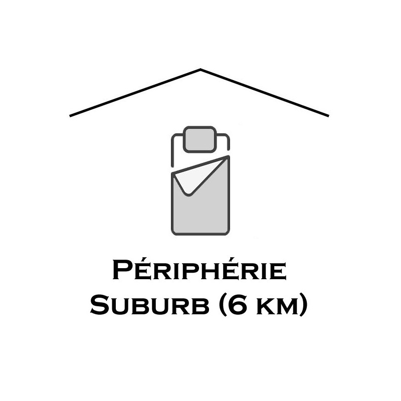 Package for 1 room/1 person in a suburb hotel